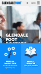 Mobile Screenshot of glendalefootdoctor.com